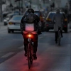 Intelligentes Fahrradrücklicht mit Alarm | 4-in-1 LED-Fahrradalarm | Bremslicht mit Hupe 110 dB | BBL-A6
