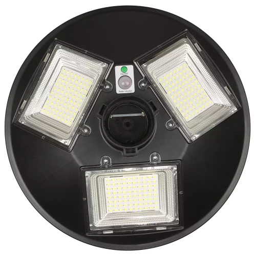 Straßenlaterne, Solar-LED-UFO-Lampe | 300W, 8Ah, IP65, 240 LED SMD5730 | großer 6V/13W Solarpanel | Fernbedienung | LDT-B240