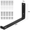 Regalträger-Set 4 Stück | Regalwinkel 30 cm | JZ-U286-SCHWARZ