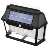 Solar-Wandleuchte LED | Solarlampe mit Dämmerungs- und Bewegungssensor | Solar-Außenbeleuchtung | TG-TY13504