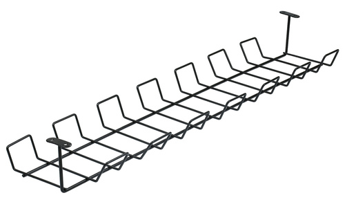 Kabel-Organizer für Schreibtischunterbau | Schwarz | ZW-J725