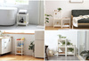 Mobiler Badezimmerschrank | 4 Regale | SR2308