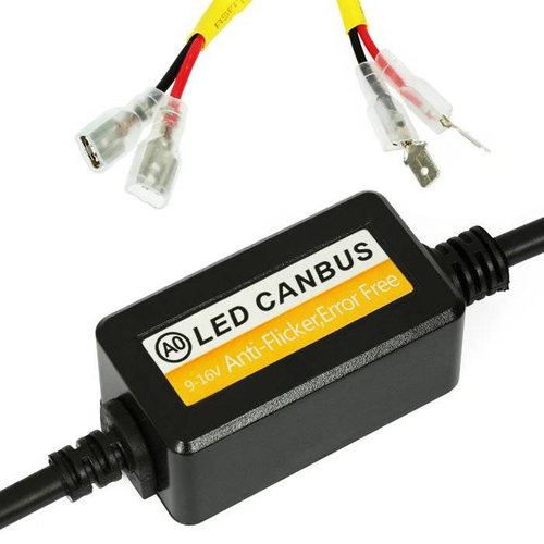 2er Set - A0 H1 Analog LED CAN BUS Filter - orange