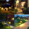 2x Solar-Gartenlampe LED | Elegante Säule 60 cm | HK-115A