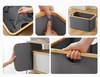 Wäschekorb | Faltbarer Wäschesammler | Stoffspielzeugbehälter | Zubehörorganizer | OCF-302-GREY