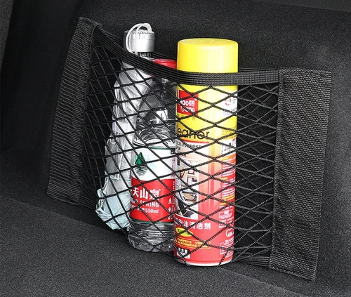 Kofferraum-Netz | Universal-Organizer | Tasche mit Klettbefestigung | 25x25 cm | CWD-25*25CM-B