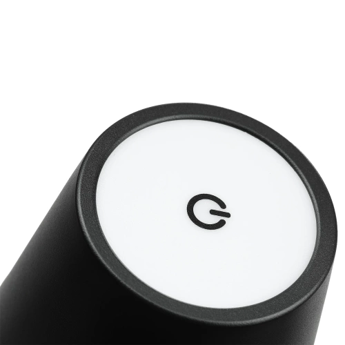 Kabellose Tischlampe | Touch-Nachtlampe mit einstellbarer Lichtfarbe | USB-Lampe | schwarz | HJA28C-BLACK