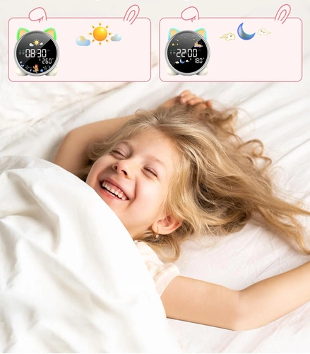 LED-Lichtwecker | Uhr mit Timer | SG-7-W
