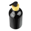 Seifenspender | Schwarze Flasche mit Flüssigseifenpender | XH28-BLACK