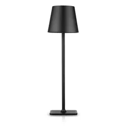 Tischlampe mit eingebautem Akku | Touch-Nachttischlampe | HJA28-SCHWARZ-1