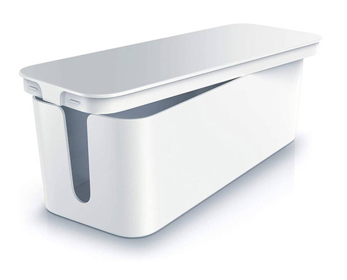 Kabel-Organizer Box | Größe L, Aufbewahrungsbox für Steckdosenleisten und Kabel | BOX | CB-L