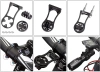 Lenkerhalterung für Fahrradcomputer und GoPro | Aluminium-Halter kompatibel mit Garmin, Bryton | MBZJ-042