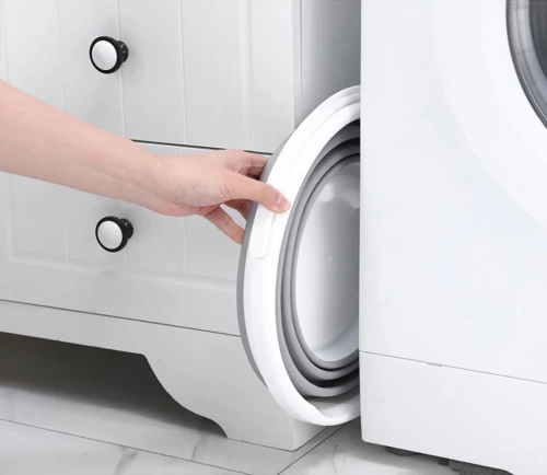 Faltbarer Eimer | Silikon | 5 l | grau | XCP-5L-GREY