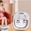 Faltbarer Wasser-Massagestab | Whirlpool-Badewanne | Fußmassagegerät mit Infrarot | Q-806-GREY