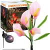 Solarblume | Solar-LED-Gartenlaterne Kalia | 67 cm, 600 mAh | FLD-38-PINK