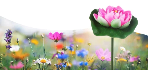 Sonnenblume Solar | Solar-LED-Gartenlampe Wasserlilie, Lotus | 70 cm, 600 mAh | FLD-39-PINK