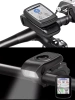 3in1 LED Fahrradlampe mit Hupe | Halterung für Garmin GPS-Computer oder Telefon | Intelligente Beleuchtung mit eingebautem Akku | 05BQ0062