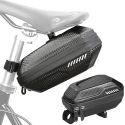 Wasserdichte Satteltasche aus EVA-Hartschale | Leichte und robuste 1,5-Liter-Fahrradtasche | BCB-308