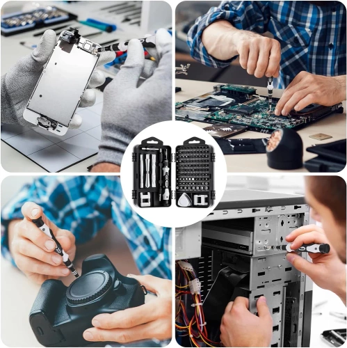 Präzisions-Werkzeugset | Universal Schraubendreher Set, 115-teilig | JKL-115in1