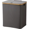 Wäschekorb | Faltbarer Wäschesammler | Stoffspielzeugbehälter | Accessoire-Organizer | OCF-450-GREY