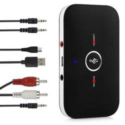 Bluetooth-Adapter 5.0 | Multifunktionsgerät 2-in-1 | Empfänger und Sender | B6-Schwarz