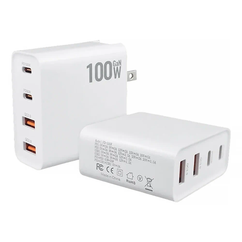 GAN | 100-W-Wandladegerät mit USB 3.0- und USB-C-Anschlüssen