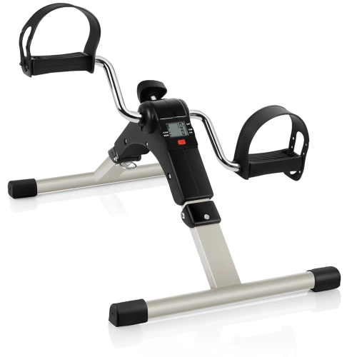 Mini-Heimtrainer mit einstellbarem Widerstand und LCD-Zähler | Faltbares Reha-Fahrrad für Arme und Beine | Rotor | DH-301