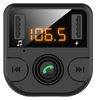 Multifunktionaler FM-Transmitter für das Auto | 3-in-1 | BC36B-Schwarz