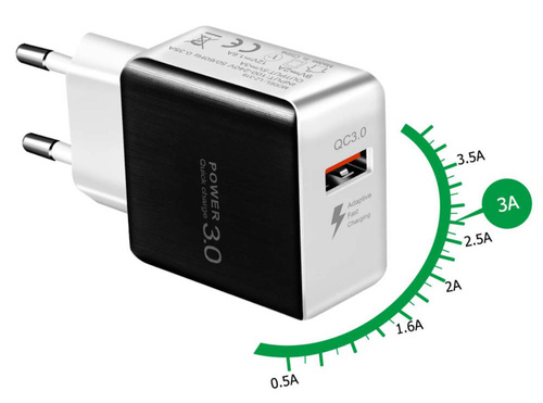 Netzladegerät Quick Charge 3.0 | Schnellladung 3A | Adaptive Fast Charging | CA-051