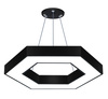 LED-Hängeleuchte 36W | Sechseck | Aluminium | Blendfreie CCD | Φ60x6 | LPL-002