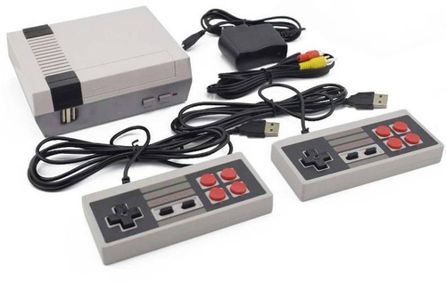 Retro-Spielkonsole | 620 integrierte Spiele | 2 Controller | RS41