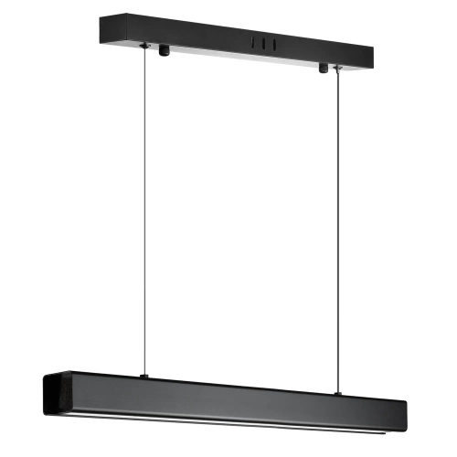 Moderne rechteckige Pendelleuchte | Fernbedienung | LED | schwarz | SX41-60CM-24W-BK