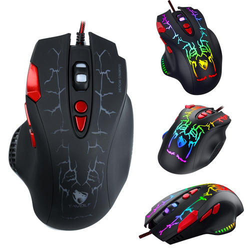 Gaming-Maus, kabelgebunden, optisch, USB | 1.200–6.400 DPI, 8 Tasten | G550