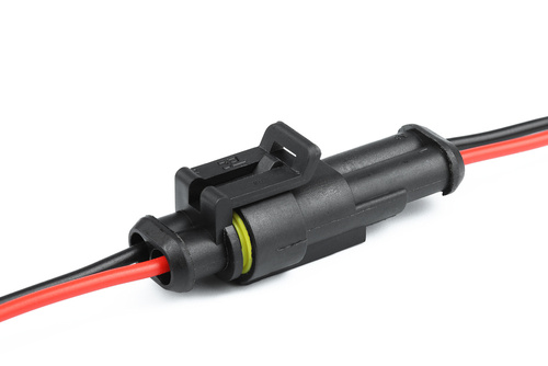 Hermetische Verbindung 2-polig Superseal | Stecker männlich + weiblich | Steckverbinder, Kabelbaum, Buchse, Stecker | SW-D