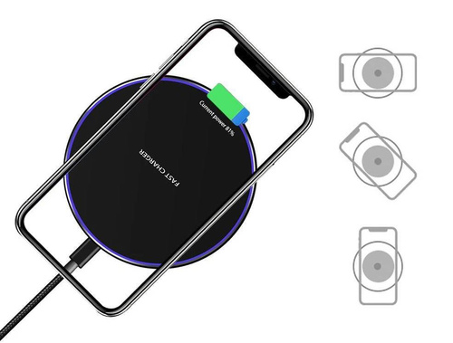 Induktive Schnellladegerät FAST CHARGER QI 15W | WDX-1-Black