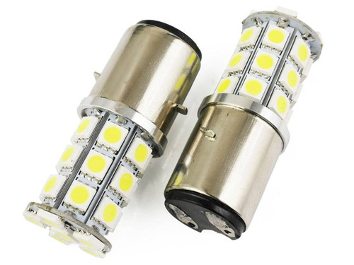 LED-Autolampe BA20D 27 SMD 5050