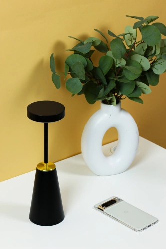 LED-Tischleuchte | kabellos, dekorativ | schwarz | JX20-BLACK