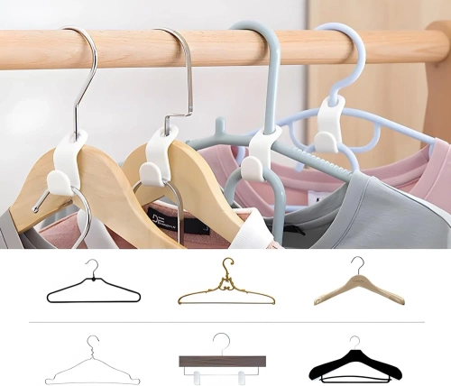 Kleiderhaken | Kleiderschrank-Organizer | Kleiderhaken | YJ-S10-WEISS