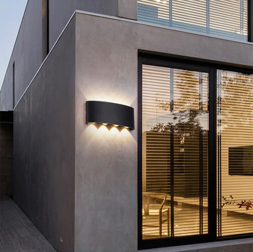 Gartenlaterne, LED-Außenwandleuchte | oben - unten | 10W, IP65 | BD-C041-10W