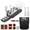 Fahrrad-Multitool 16-in-1 | Reparaturset mit Zubehör für Schlauch- und Reifenreparatur | XBGJ-Multi
