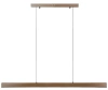 Moderne rechteckige Hängelampe | Fernbedienung | LED | Braun | SX41-100CM-40W-BR