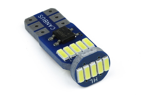LED-Autoleuchtmittel | W5W T10, 15 SMD 4014, CAN BUS, 2 Stück