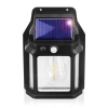 Solar-Wandleuchte LED | Lampe mit Dämmerungs- und Bewegungssensor | Solar-Außenbeleuchtung | TG-TY13501