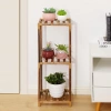 Holzblumenständer für Töpfe | Pflanzenständer | Blumenregal | NZ237-BAMBOO