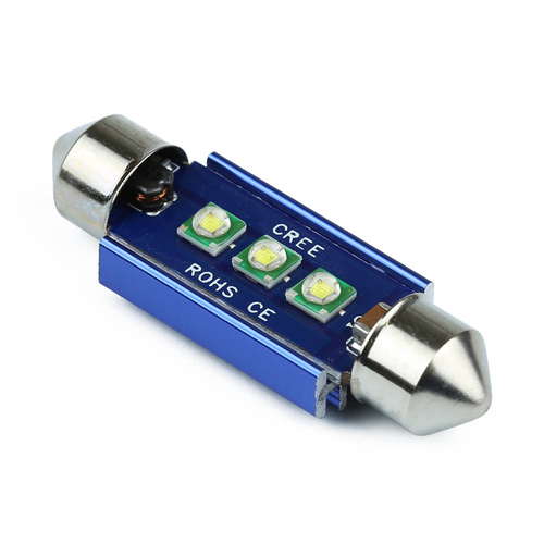 C5W 36/39/41mm 3x CREE LED Auto Glühbirne | KFZ Beleuchtung