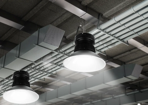 LED-Industrieleuchte | Hallenstrahler 100 W | YM-HB100W-B