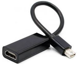 HDMI-Kabel (f) - Mini Display Port | 4K | 20 cm | HDMI v1.4 | MDP-H-30CM-Black