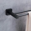 Handtuchhalter | Wandmontage | 60 cm | schwarz | MJR-60CM-2-BLACK