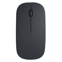 Kabellose optische Bürocomputermaus | 2,4 GHz + Bluetooth 5.2 | 800-1600 DPI | Schwarz | X1-Dual