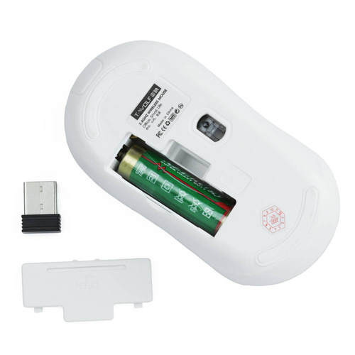 Kabellose optische Büromaus | 1.000 DPI | weiß | Q18